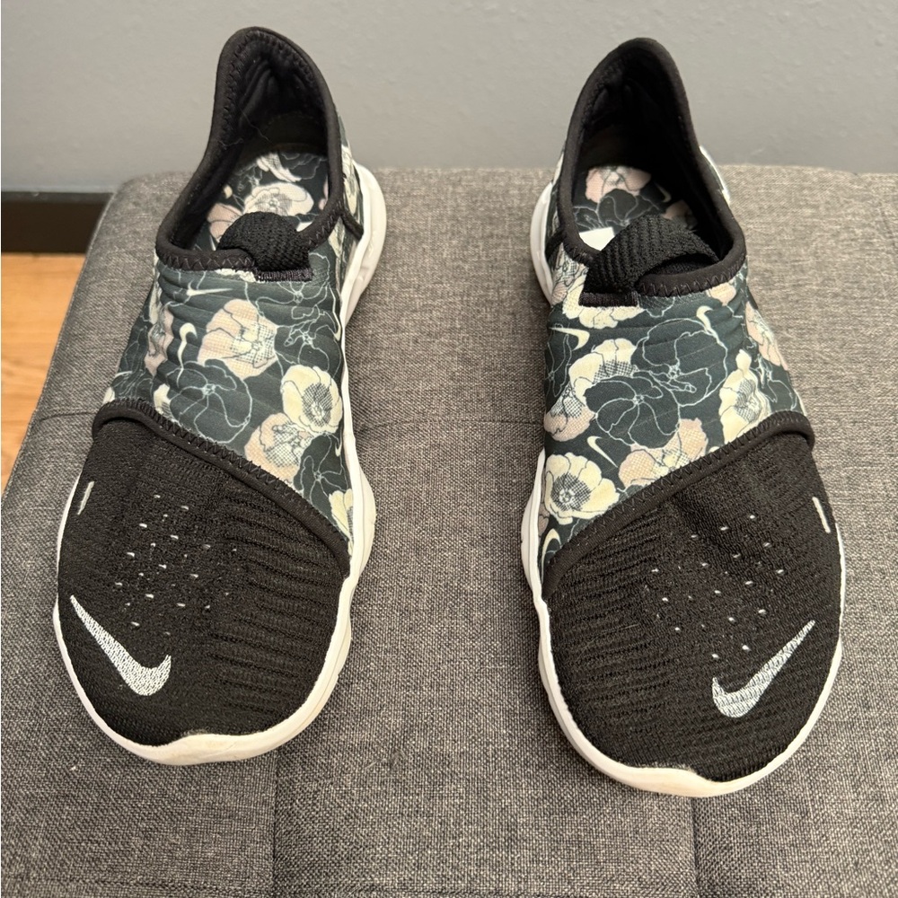 Nike Floral Slip-On Sneakers